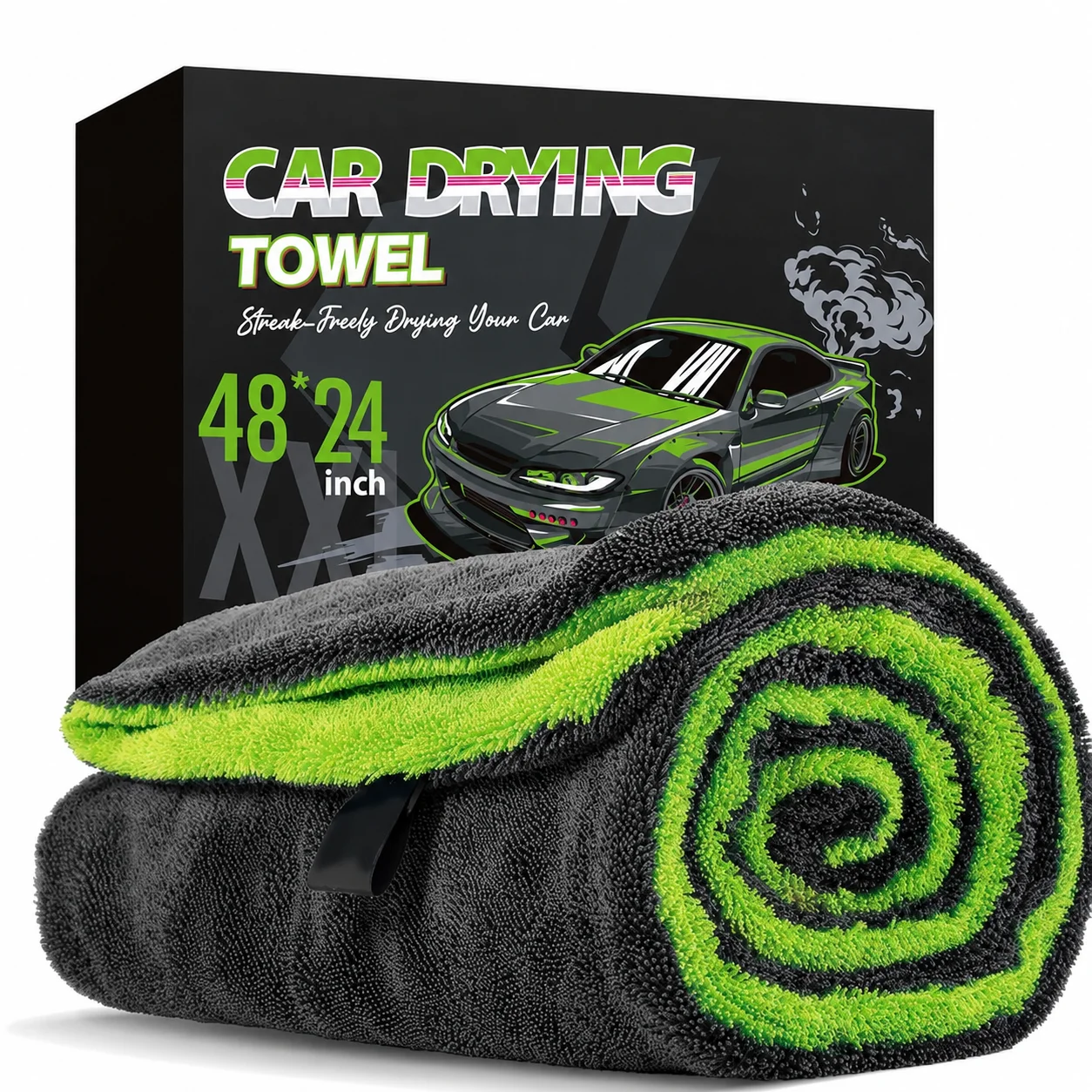 Double-Sided Thickened Absorbent Car Wash Towel Professional Automobile Cleaning Cloth for Washing And Polishing