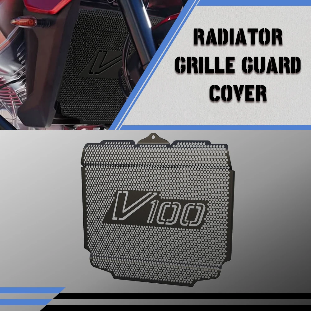 

Motocycle Radiator Guard Engine Cooler Grille Cover Protection Motocycle Accessories For Moto Guzzi V100 Mandello S 2023 2024