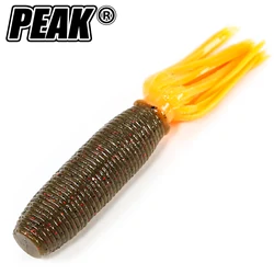 PEAK 90mm Rock Viber Shad Rock Shiner Sea Soft Baits Pesca Artificial Silicone Isca Fishing Lures