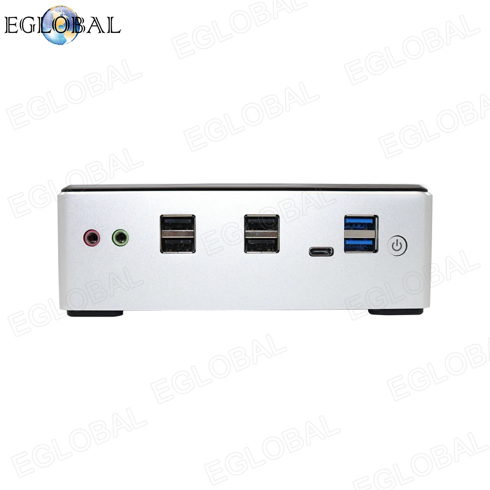 EGLOBAL 게이밍 미니 PC, 인텔 코어 i7, 32G, DDR4 RAM, 1TB, NVMe SSD, 미니 데스크탑 컴퓨터, HDMI DP, C 타입, 2RJ45 LAN 게임용 컴퓨터