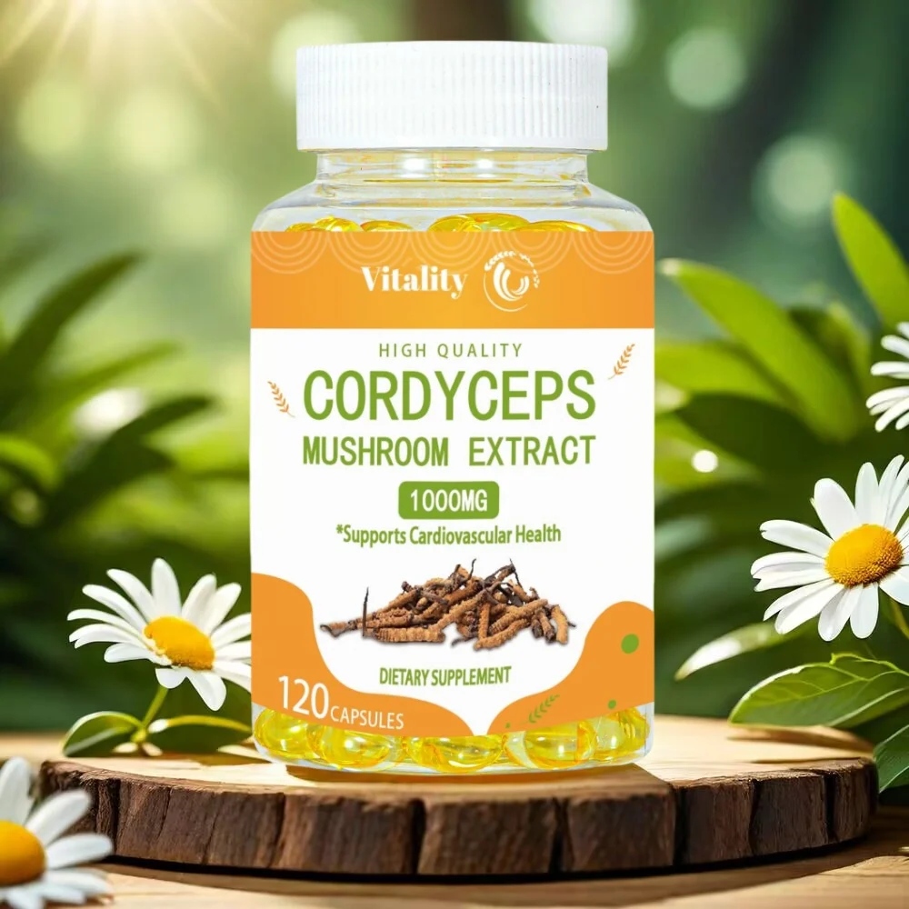 Vitality Natural Cordyceps Extract, Health Capsules with Free Shipping | Body Immunity | Anti-fatigue