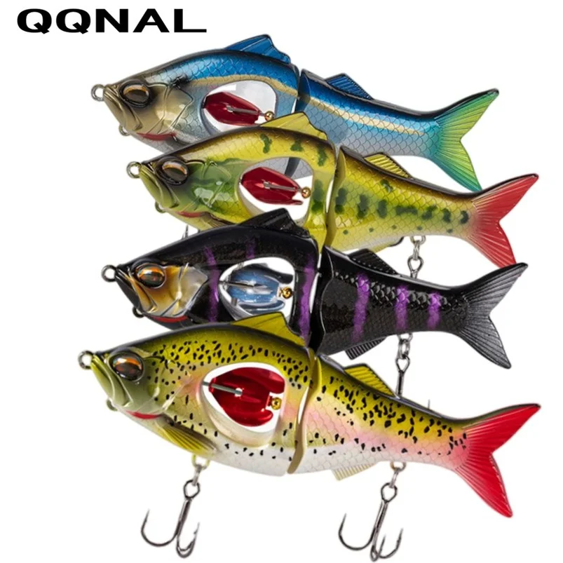 

QQNAL 83/13mm New Fishing Lure Bait Sinking Propeller Jointed Swimbait Artificial JerkBait CrankBait Hard Ascesorios Pesca