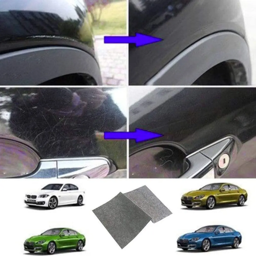 Nano Anti-Scratch Cloth For Car Universal Metal Surface Instant Polishing Cloth Smart Scratch Remover Car Surface Repair Cloth