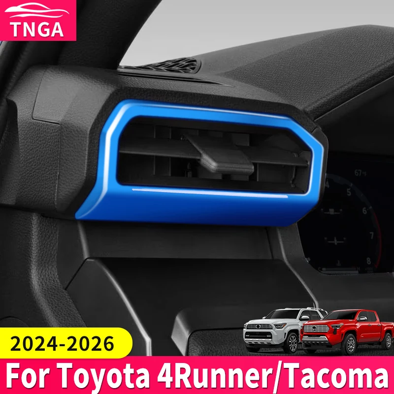 For Toyota 4Runner Tacoma 2024 2025 2026 Dashboard Air Outlet Frame Trim Modification Accessories