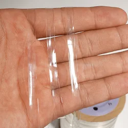 Bande élastique transparente en TPU, 4/5/6/8/10/15/20mm, sangle de soutien-gorge à haute élasticité, bande élastique conviviale rée bricolage, accessoire sportif 5y