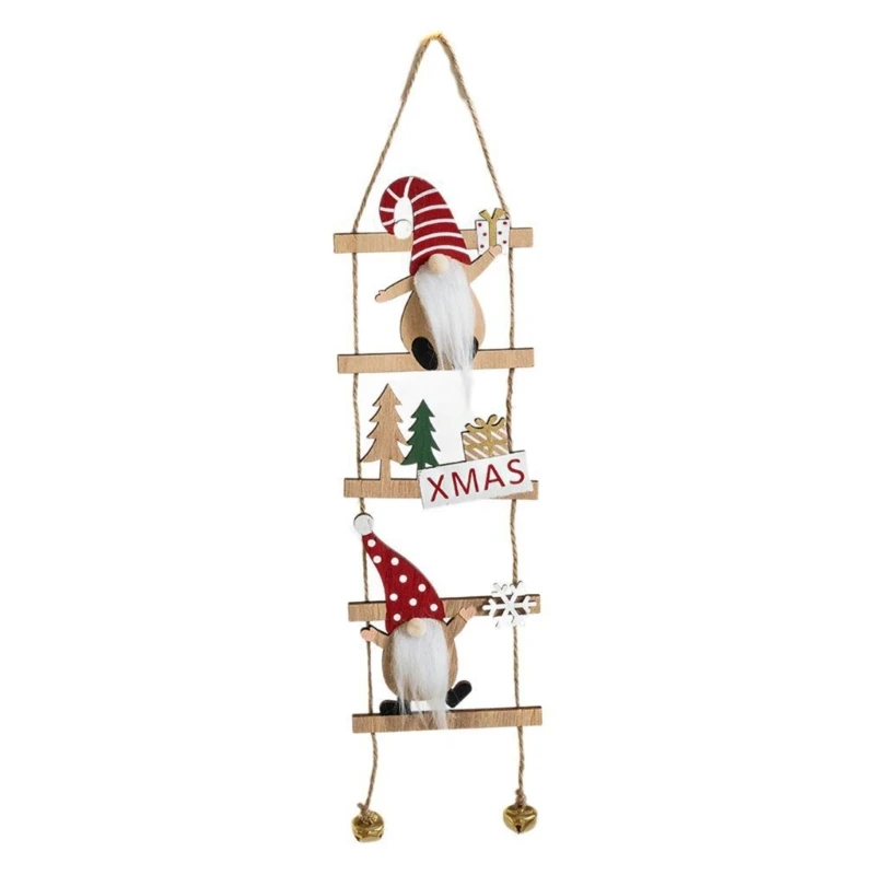 Creative Santa Climbing Ladder for Christmas Tree Decoration Stylish Holiday Accessory Dynamic Ornament for Home Office