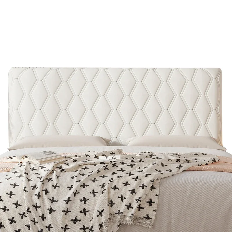 Thickened Bed Headboard Slipcover Soft Smooth Stretch Bed Spread Backrest Anti-collision Bedhead Cover Dust Protector Washable - view 4