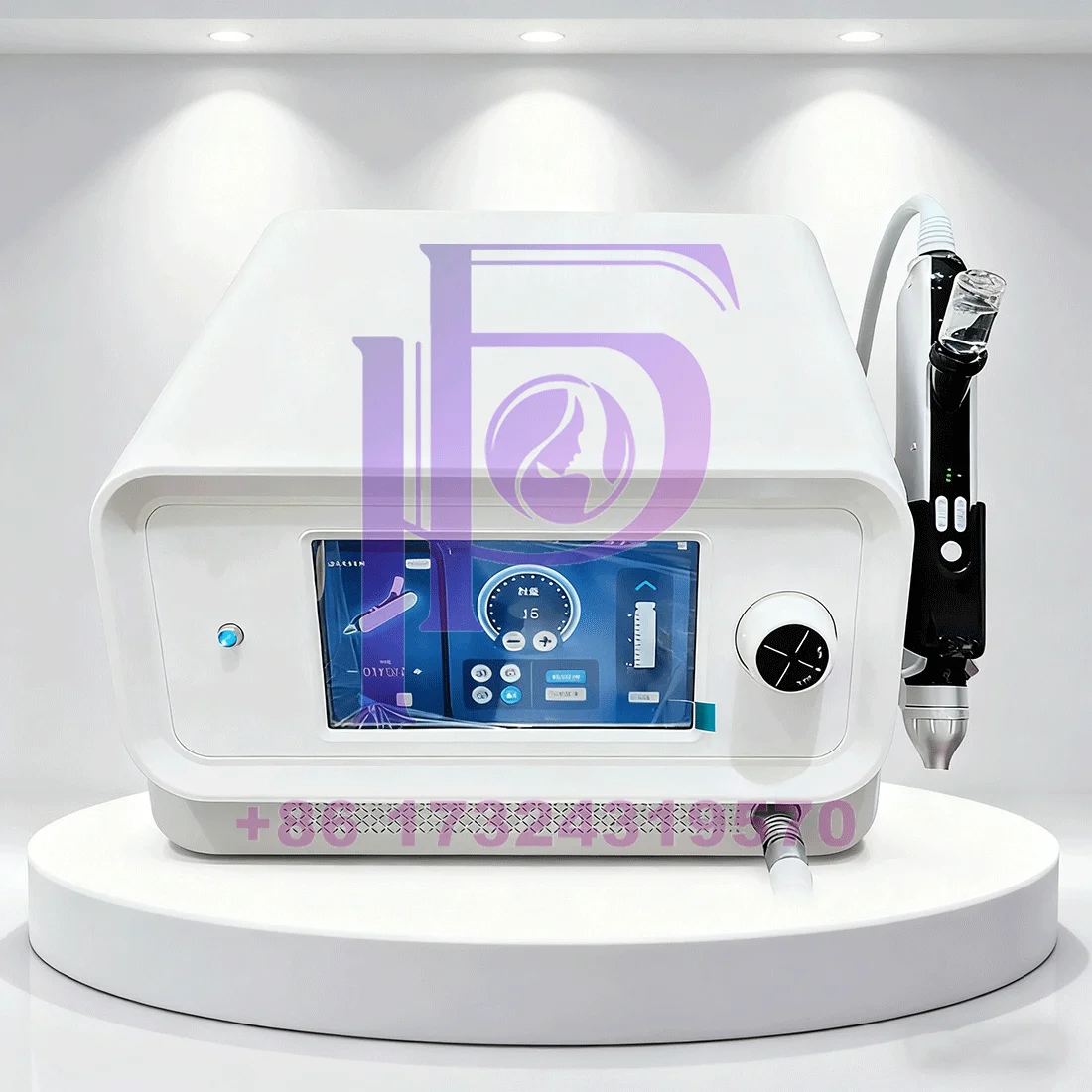 Pistola a spruzzo idro facciale 4Bar Getto di ossigeno Rimozione di punti neri Rivitalizzante della pelle Strumento di pulizia profonda per la macchina per la cura della pelle per la cura della bellezza