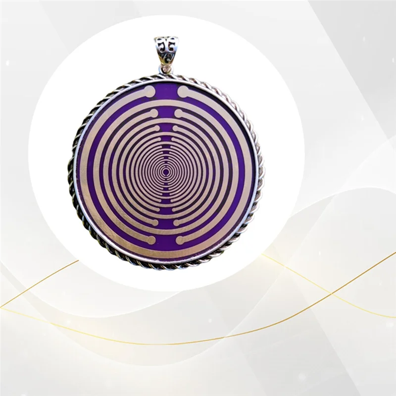 ABUG-MWO القرص Lakhovsky القرص قلادة الطاقة الاستقطاب القرص على الوجهين قلادة MWO الصحوة الذاتي إصلاح #6