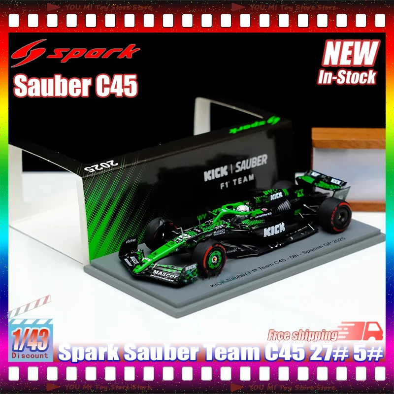 

Новая коллекционная модель Spark 1:43 Sauber Team C45 Хокенберри 27 # Гран-при Испании Ботоллетто 5 # Миниатюрные модели игрушек из смолы «Гран-при Майами»