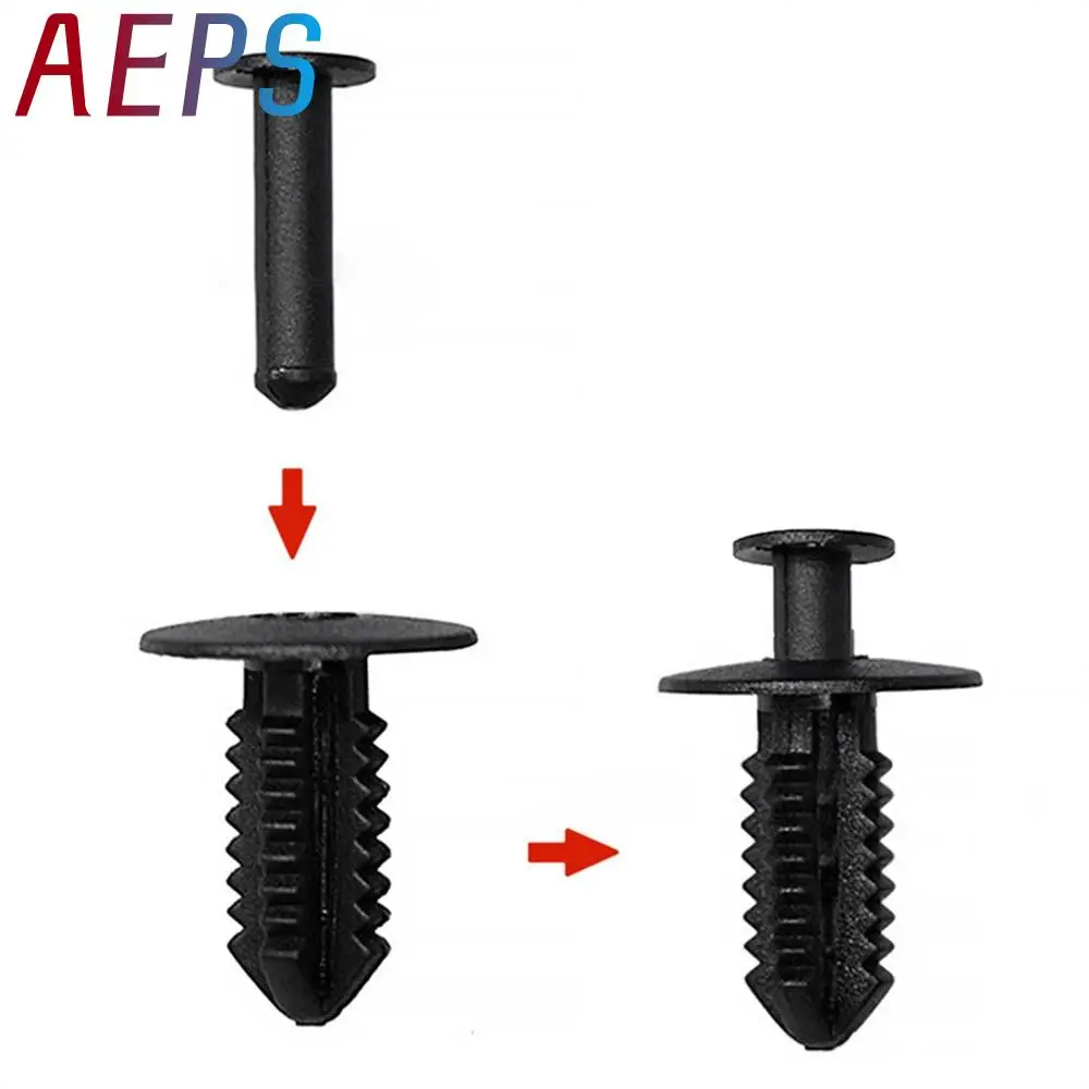 50pcs Fender Bumper Fastener Wheel Arch Lining Mudguard Trim Clips Fixed Clamp Grille Rivet for Mercedes-Benz C Class BMW Opel