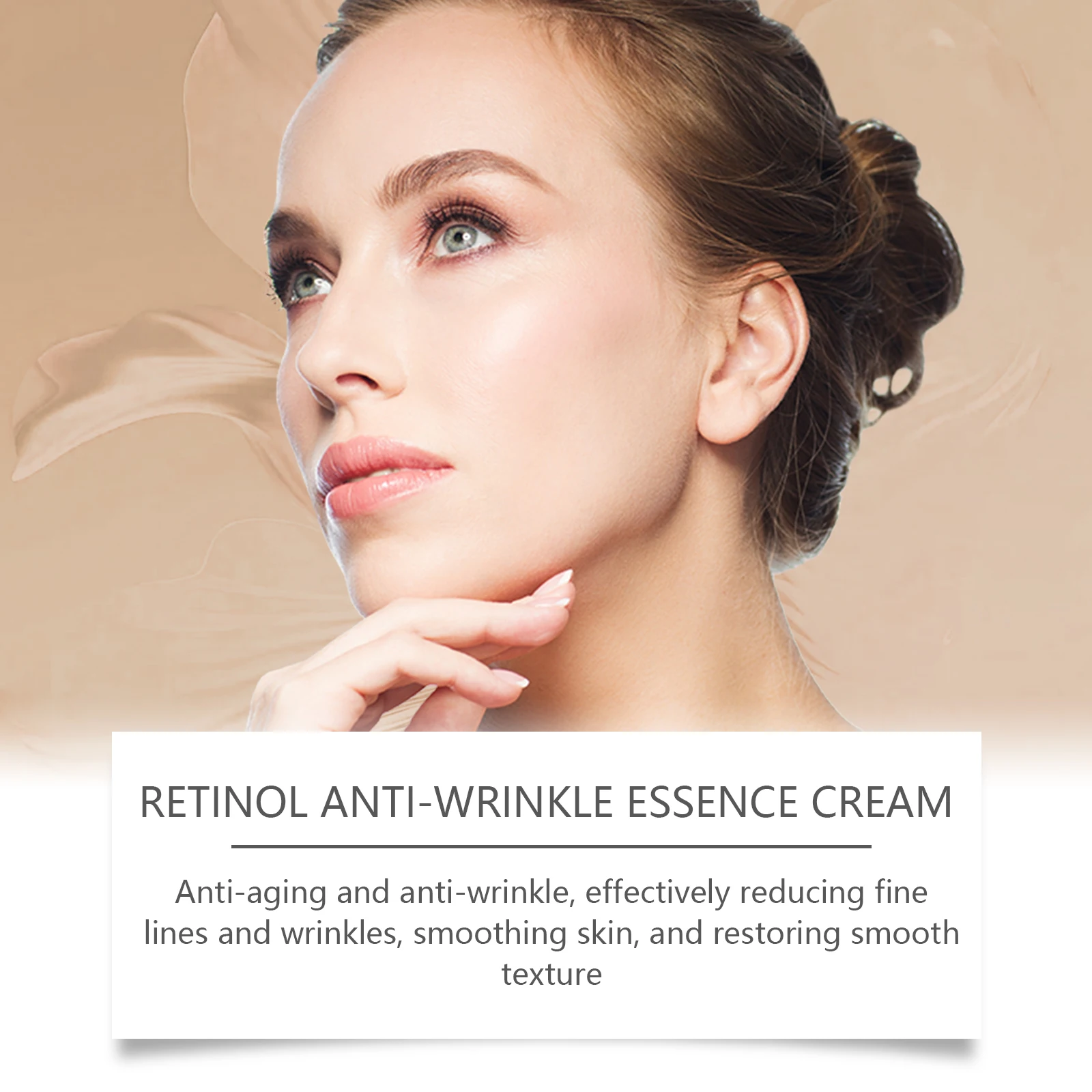 Retinol Facial Anti-Aging Essence ครีม Smooth Firm ริ้วรอยกําจัดริ้วรอยผิว Rejuvenation Brightening Hydrate Face Serum