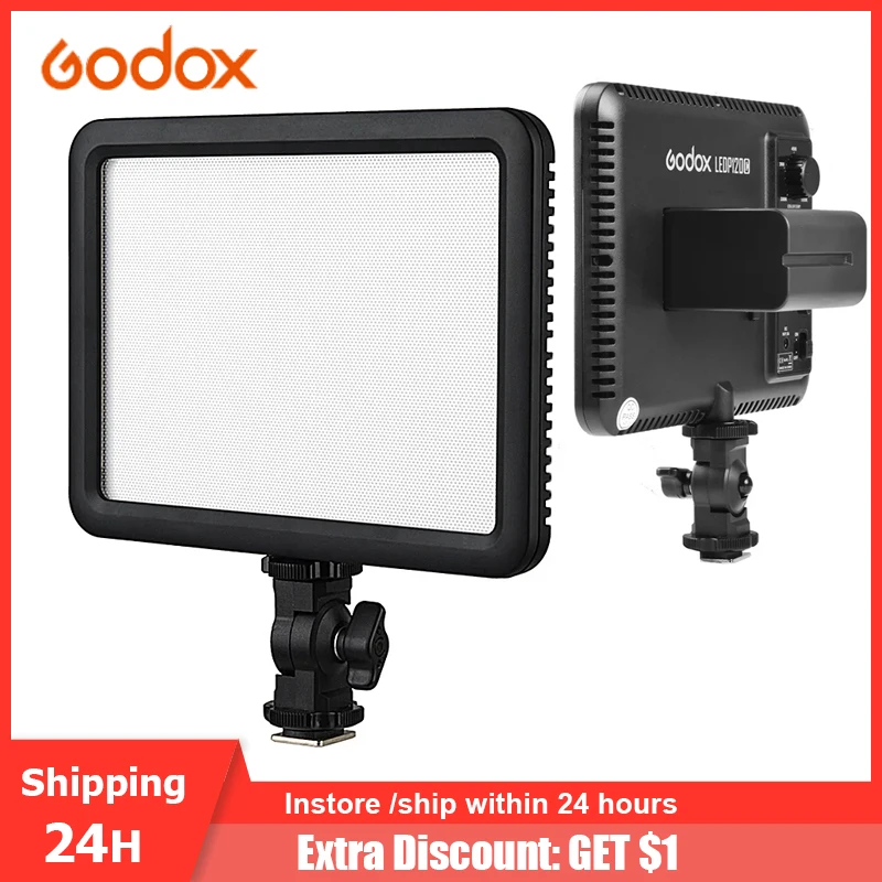 Godox P120C Led Video Light 3300K~5600K With NPF550 Battery Photography Panel Lamp For Photo Studio Camera Shooting