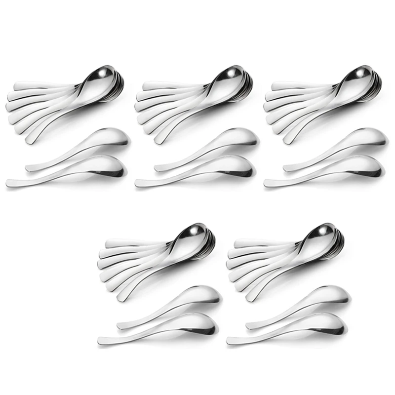 

40 Pack Soup Spoons, Stainless Steel Soup Spoons, Thick Heavy-Weight Table Spoons