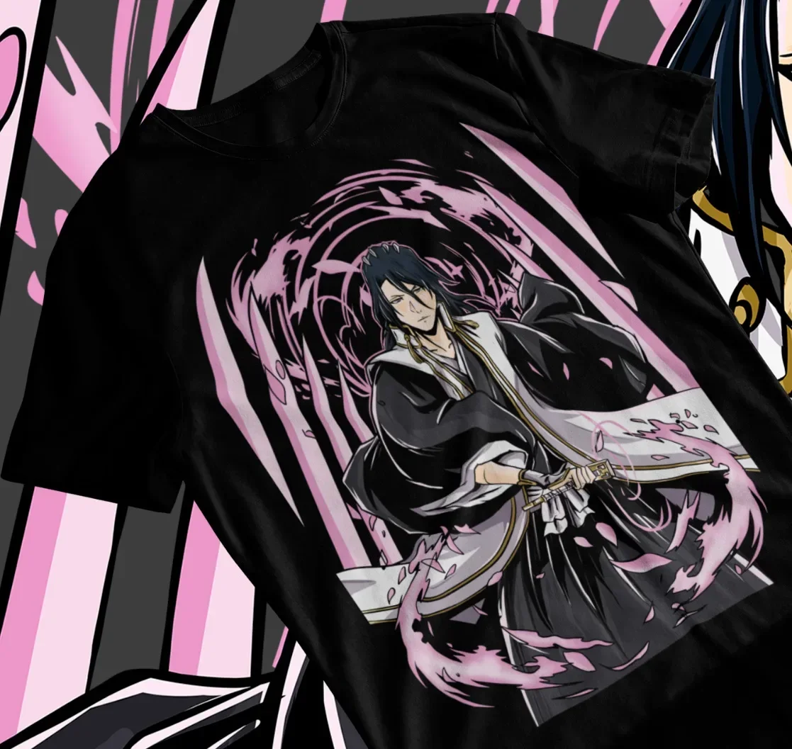 Bleach BYAKUYA BANKAI Manga Strip Anime Unisex Tshirt T-Shirt Soft Tee