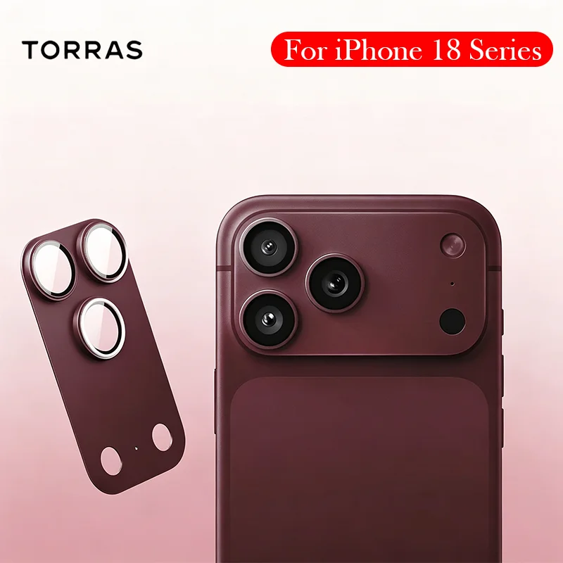 TORRAS Camera Protection For iPhone 18 Pro Max Protective Glass for iPhone 18 Pro Full Cover Glass