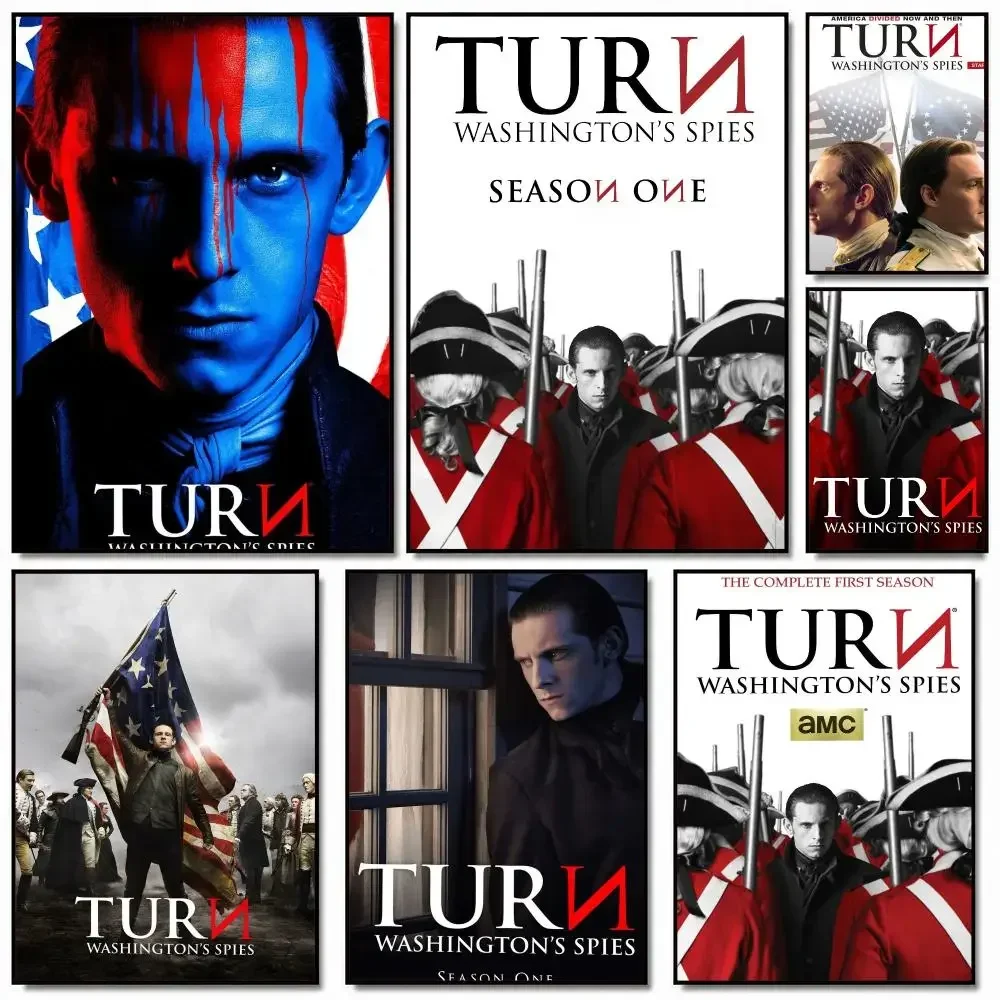 tv series T-TURN Washington Spies TV Series-S Painting Calligraphy Artwork for Home Bedroom Office Wall Decoration Gift