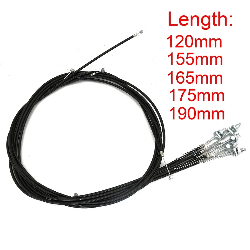 

Scooter Wheel Drum Brake Cable 120mm 155mm 165mm 175mm 190mm For Electric Scooter Bicycle Child Bike Brake Cable With Spring