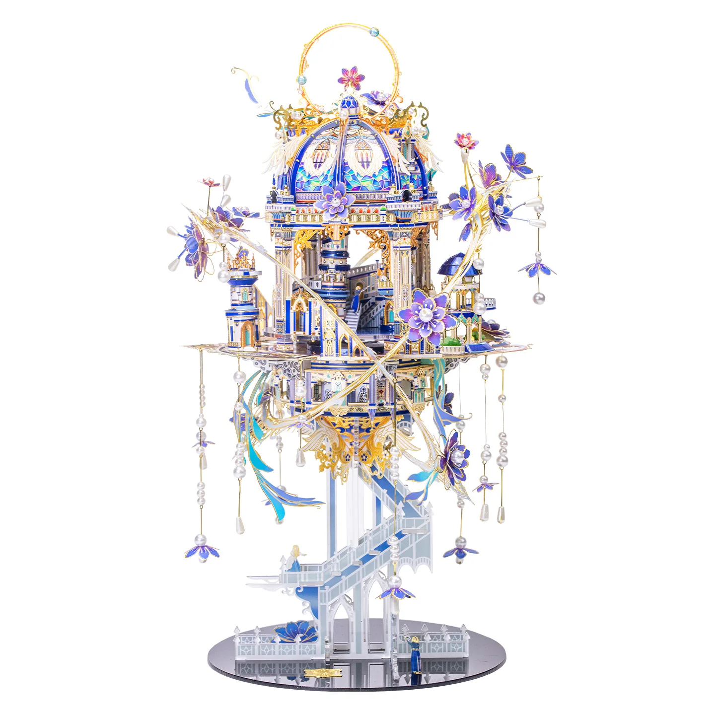 กล่องดนตรี MU โรมิโอและจูเลียต ปริศนาโลหะ 3 มิติ ของเล่น DIY ของตกแต่งโต๊ะทำงาน คลายเครียด ของขวัญสีสันสดใสสำหรับผู้หญิง