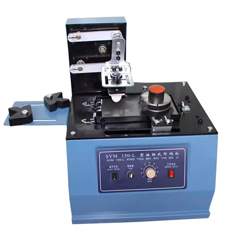 Environmental Electric Pad Printer Machine Semi- Automatic Date Coding Machine Oil Cup Pad Printing Machine Adjustable Speed220v