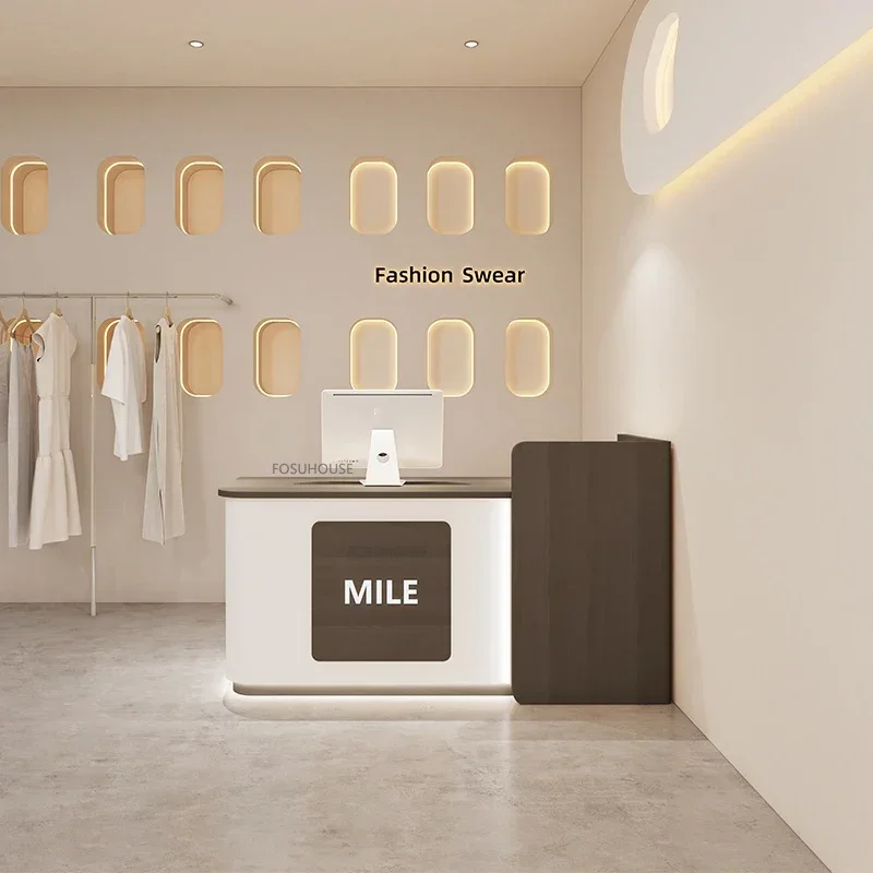 

Оригинальность, современный салон красоты, высококачественная стойка регистрации, уникальная искусственная доска, одежда, маникюрная офисная мебель