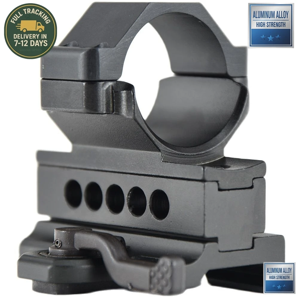 

Shooin Optics Scope Ring QD 21mm Rail Mount For 1 Inch 30mm Rifle Scope