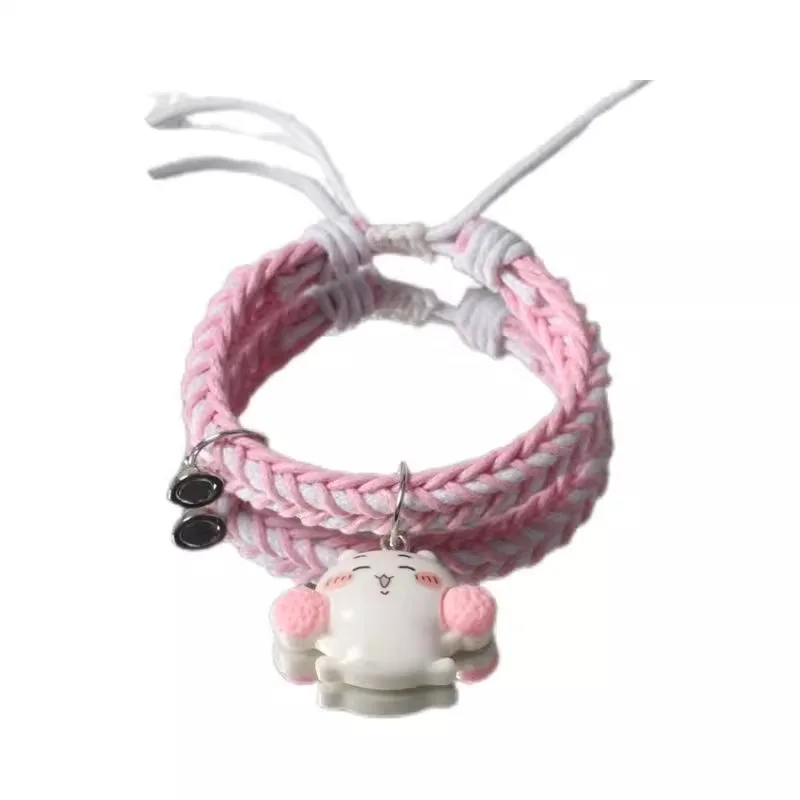 Miniso الأصلي تشيكاوا مضفر زوجين سوار مغناطيسي لطيف ليتل ياكي عالية المظهر أفضل صديق سوار لصديقها