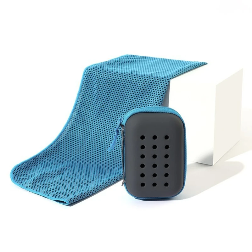 Quick-drying Sports Cooling Towel Set Polyester Sweat Absorbent Towel Suitable for Yoga, Golf, Swimming, Fitness, Camping