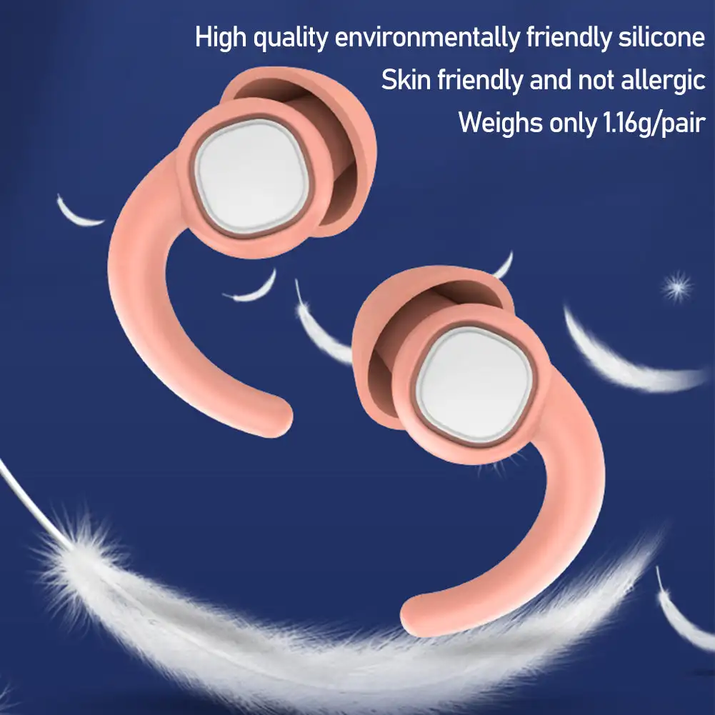 1 زوج مقاوم للماء الغوص الرياضات المائية السباحة الأذن المقابس مع صندوق جمع سيليكون النوم الأذن المقابس الغبار واقية الأذن