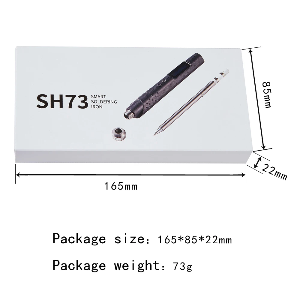 SH73 Smart soldering iron 65W DC12-24V high-power 100-400℃ rapid heating Adjustable Soldering Iron