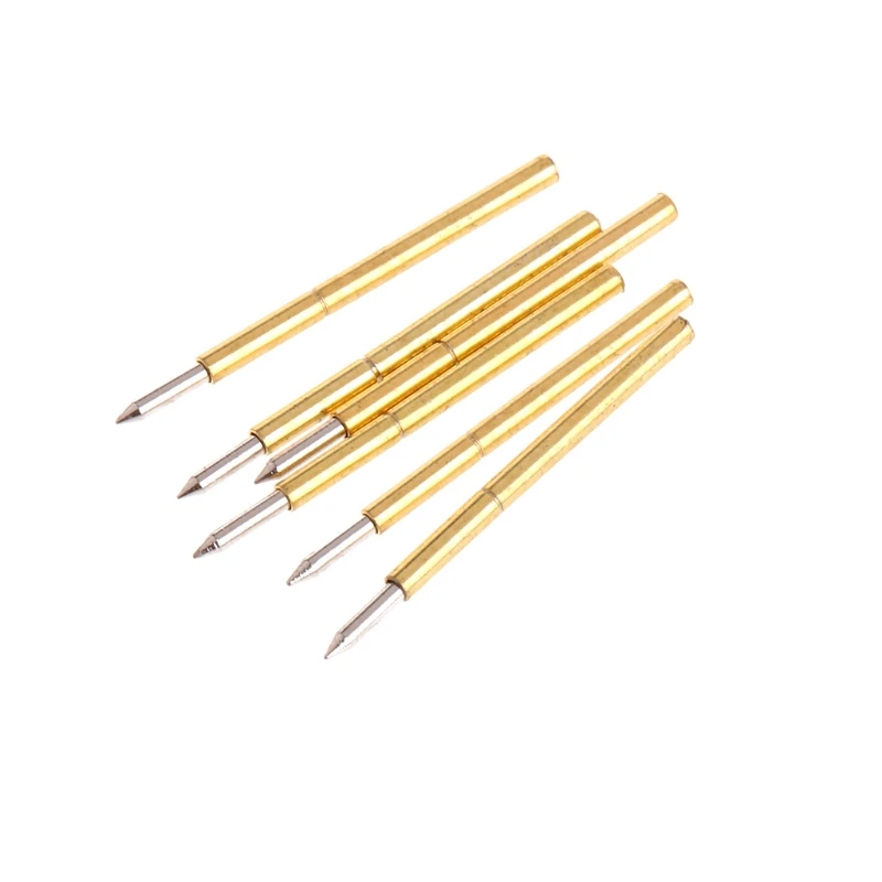 Spring Pressure Test Probe, Pogo- Pin P75-B1, Insert Test Probe, 100g, Diameter 1.02mm, 15.85mm, Easy-to-Replace, 100 Pcs