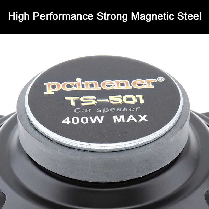 5 Inch 400W High Temperature Full Range Frequency Car Coaxial Speaker Dual Driver Acoustic Design