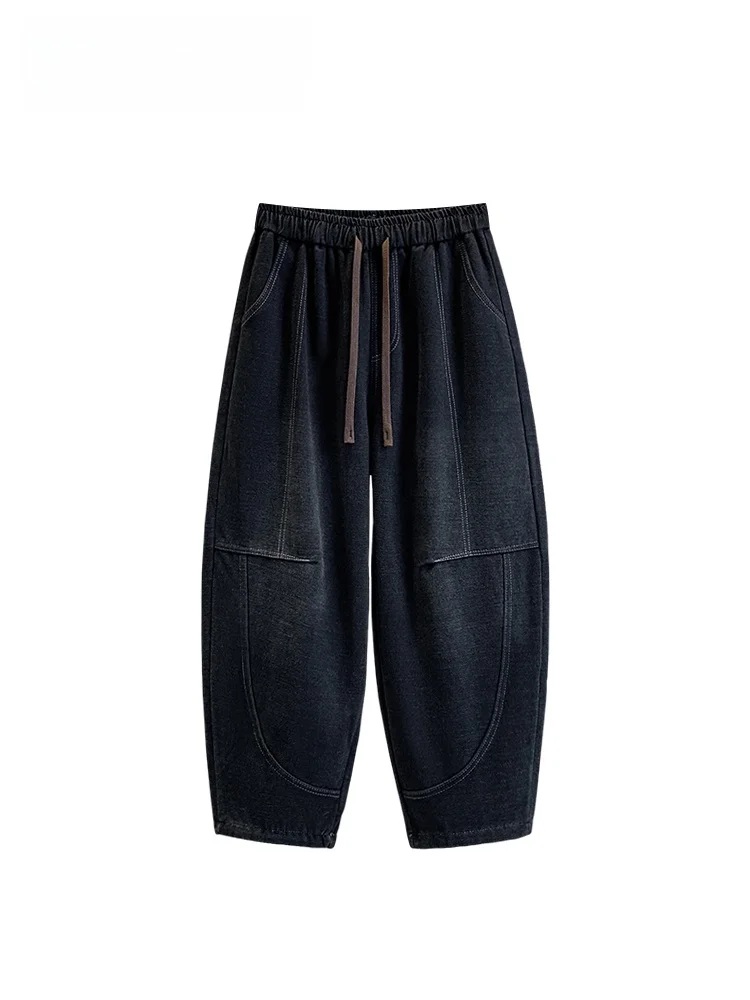 

High Waist Fce Lined Denim Jeans Women's plus Size Faionable Casual Slimming Pants Spring Season Versatile Harajuku Sle