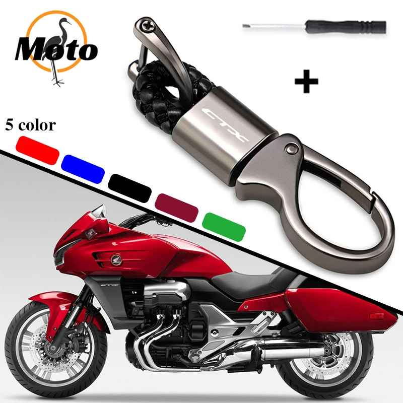 For HONDA CTX 700 700N 1300 CTX700 CTX700N CTX1300 Motorcycle High Quality Accessories Zinc Alloy Keychain Key Ring