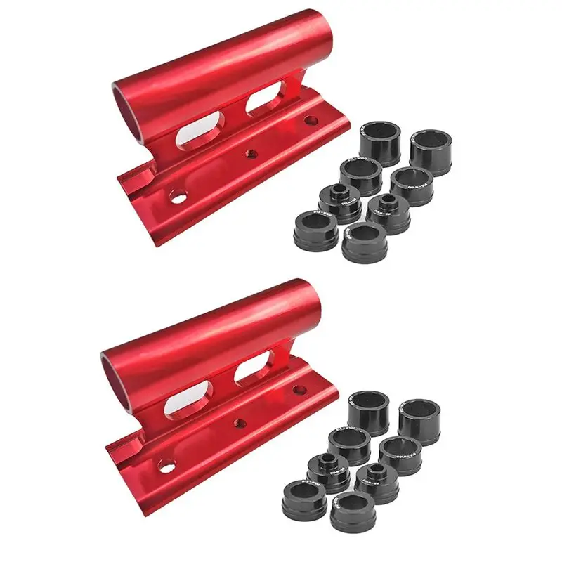 

B93B-2X Bike Car Roof Mount Rack Holder Transportation Mount Rack Quick Release Thru Axle Bicycle Carrier Bracket Holder Red