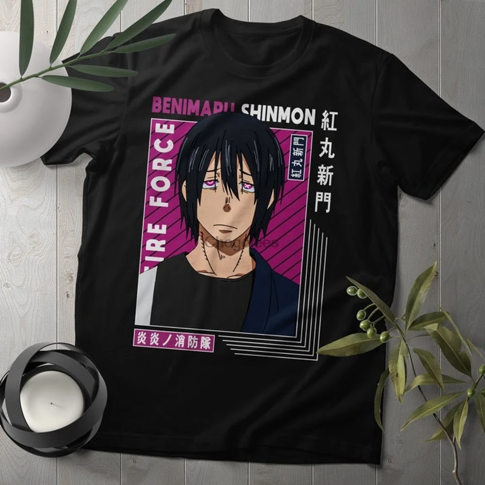 Benimaru Shinmon Fire Force T Shirt Asakusa's King of Destruction Manga FireForce Anime Gift Unisex T Shirt