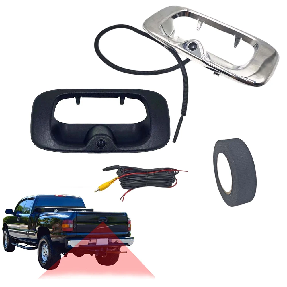 

Rearview Camera Reversing Camera Adjustable Features Easy Installation High Definition Imaging Black Safe Driving For Silverado
