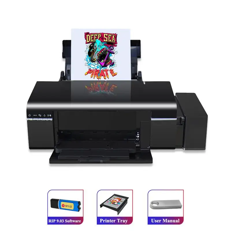 To DTF Printer A4 impresora dtf Direct To Film A4 DTF Printer DTF Printer bundle For Epson L805 t shirt printing machine A4