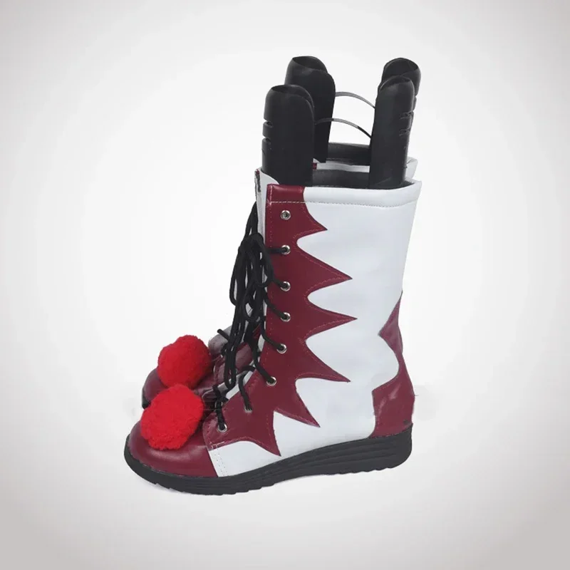 Bottes de clown effrayant personnalisées pour hommes, chaussures It détectée ywise de Stephen King, masque Cosplay, olympiques d'Halloween et de Noël, accessoires de fête