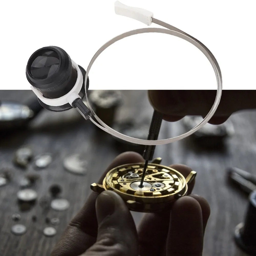 Professional 5X Magnification Eye Magnifier Tool Foldable Design Magnifying Glass Loupe Watch Repair Accessory Watch Repair