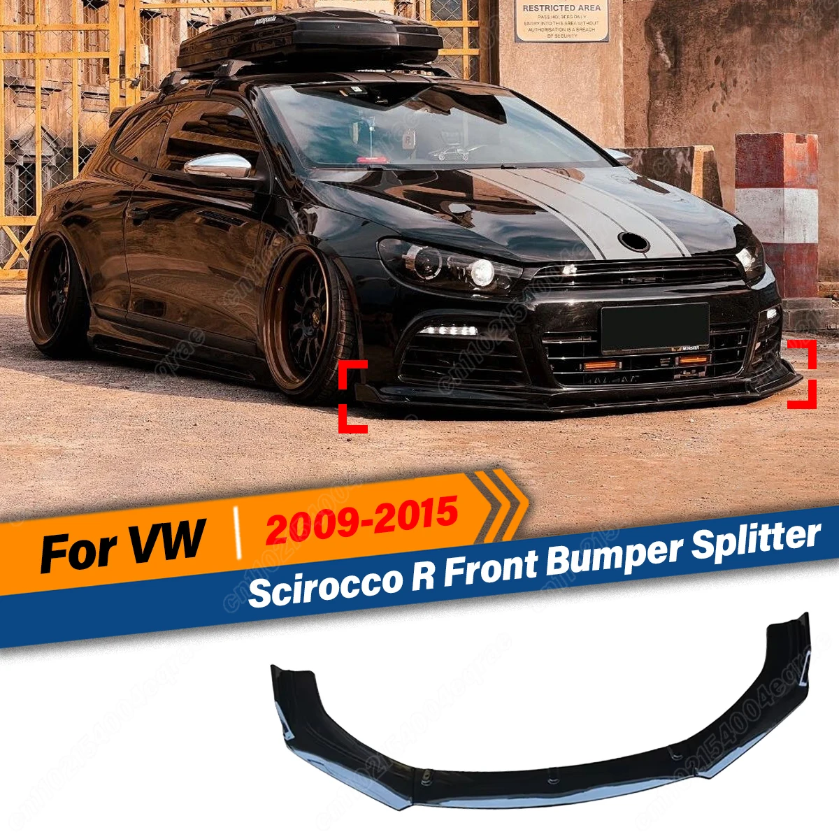 

Для Volkswagen VW Scirocco R 2009 2010 2011 2012 2013 2014 2015 передний бампер сплиттер губная защита спойлер комплект кузова