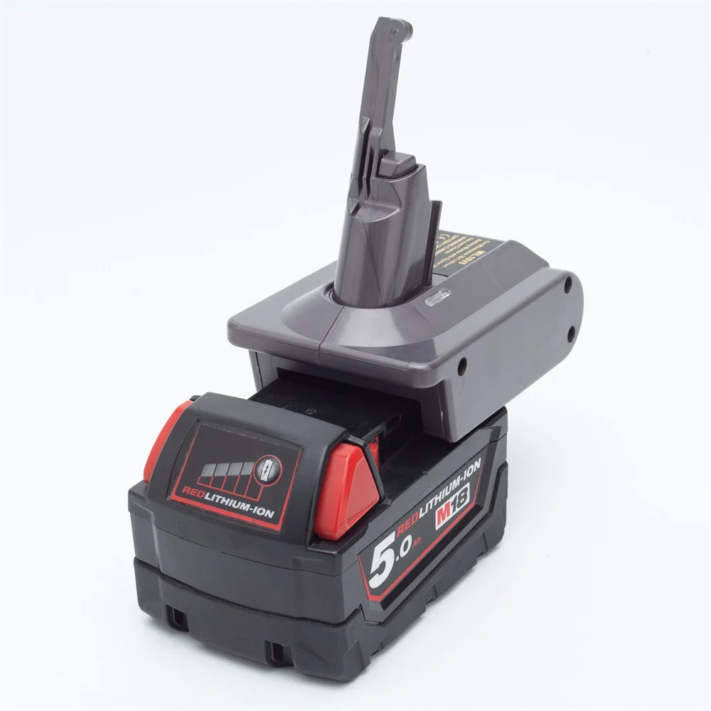 

Battery Adapter Converter for Milwaukee 18V/20VMAX Li-Ion Tools to Dyson V8 Series Power Tool Accessories (NO Battery)