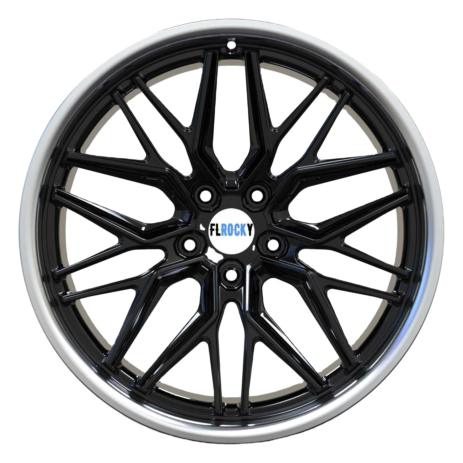 Custom China Forged Wheels 18 19 20 21 22 23 24 Inch 5Hole Step Lip 5X112/114.3/120 Alloy Wheel Rims For Car