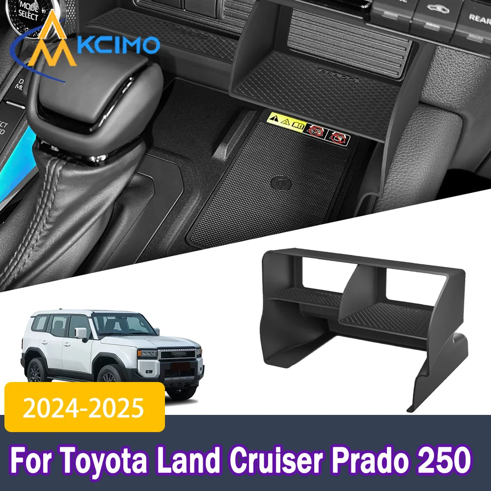

Center Console Storage Box for Toyota Land Cruiser Prado 250 2024-2025 Interior Tidying Tray Practical Car Accessories