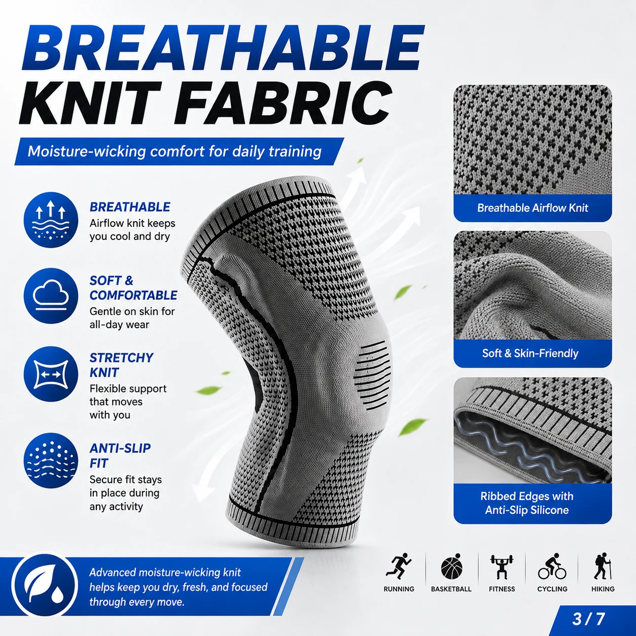 Kompressions-Kniebandage, atmu – Knee Sleeve Compression Bewertung und Preis