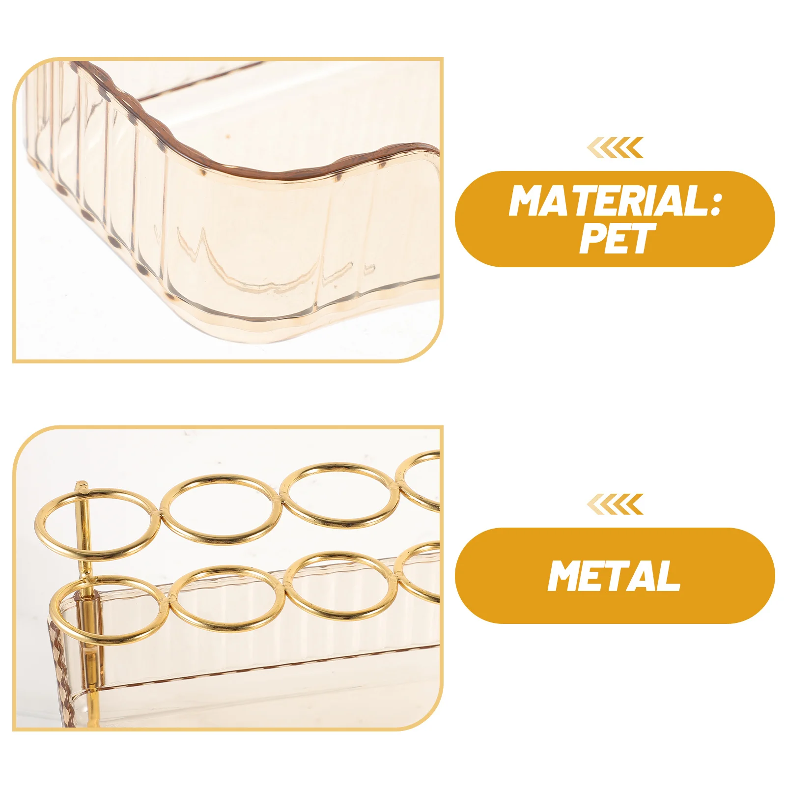 

2-Tier Double-Layer Bathroom Counter Organizer Corner Shelf Desktop Cosmetics Storage Rack Strong Bearing