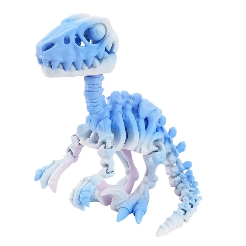 

R6FD Vivrant Color Print Raptors Daptors Dinosaur Skeleton Cegrine для коллекции
