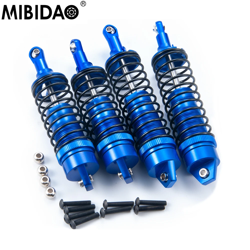 

MIBIDAO Aluminium Alloy Front & Rear Shock Absorber For Slash 4X4 2WD 1/10 RC Car Truck Upgrades Parts