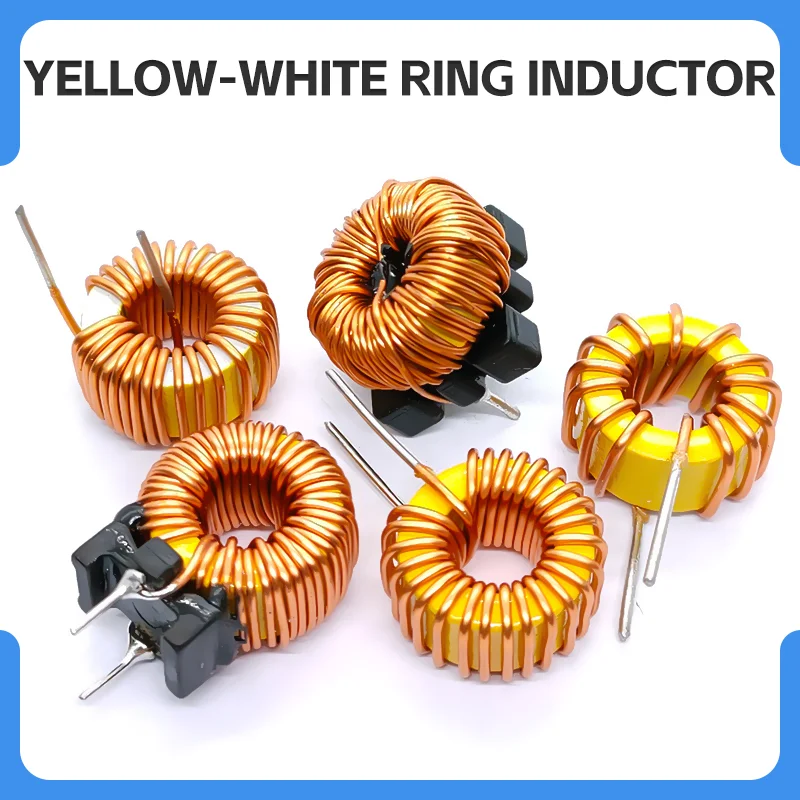 5026B 5/10/33/47/68/120/150/330uH Ring Inductor Toroidal Coil Yellow and White Ring Iron Powder Inductor