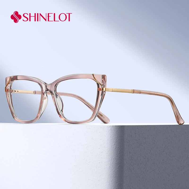 

82276 Retro Lady Eye Protection Glasses Female Cat Eye Radiation Protection Eyeglasses Frame Mother's Day Eyewear